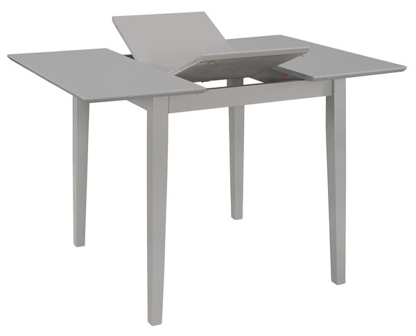 Szürke kihúzható MDF étkezőasztal (80-120)x80x74 cm