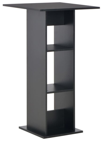 280206 Bar Table Black 60x60x110 cm