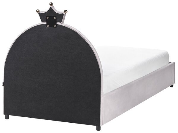 Gyerekágy tárolóval GRISETOT Bársony Szürke 90 x 200 cm