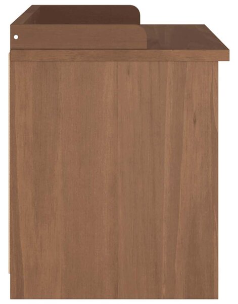 SANDNES tömör fenyőfa előszobapad 87x40x50 cm