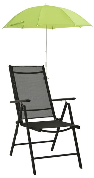 2 db zöld napernyő kempingszékhez 105 cm