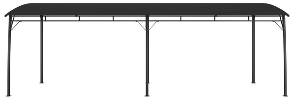 Antracitszürke kerti napellenző 6 x 3 x 2,55 m