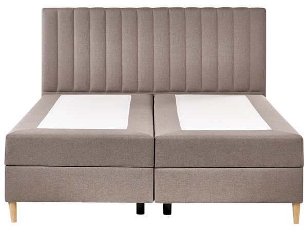 Boxspring ágy tárolóval OFFICER Tópszín 180 x 200 cm