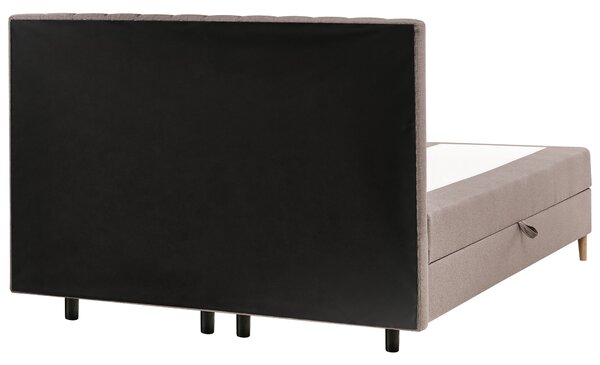 Boxspring ágy tárolóval OFFICER Tópszín 180 x 200 cm