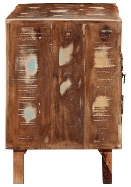 Tömör újrahasznosított fa TV-szekrény 105x46x32 cm
