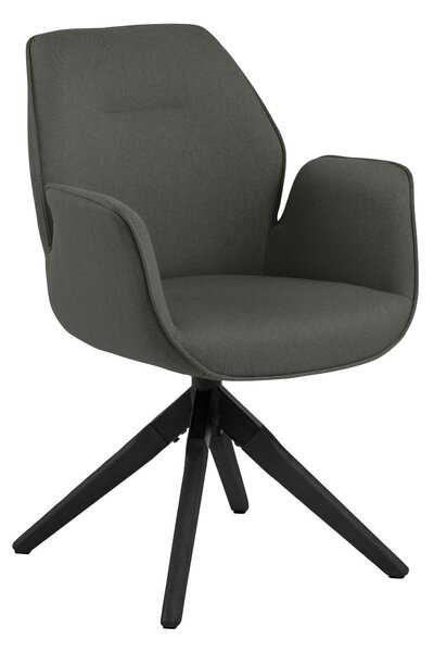 Szék Norsica 392, 91x61x59cm, Sötétszürke, Fekete, Kaucsuk