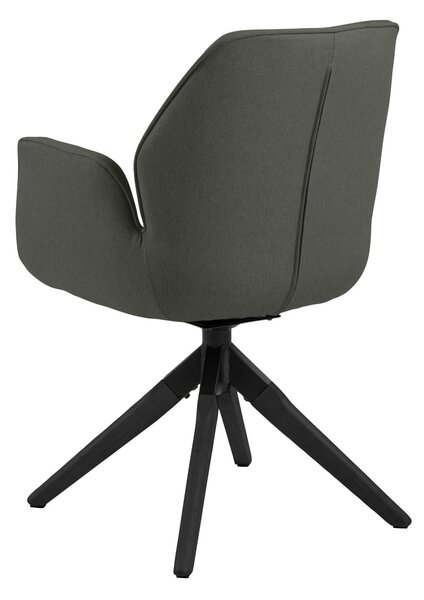 Szék Norsica 392, 91x61x59cm, Sötétszürke, Fekete, Kaucsuk