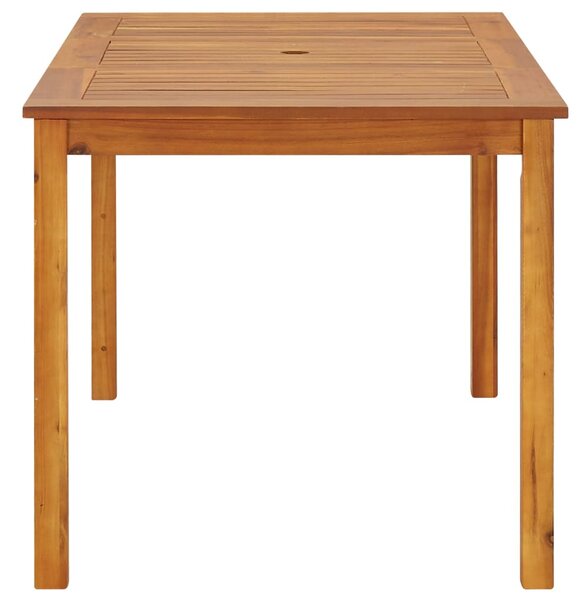 VidaXL tömör akácfa kerti asztal 140 x 80 x 74 cm