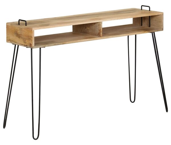 Tömör mangófa konzolasztal 115 x 35 x 76 cm
