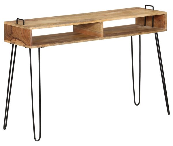 Tömör mangófa konzolasztal 115 x 35 x 76 cm