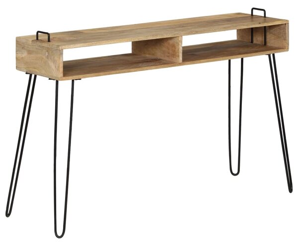 Tömör mangófa konzolasztal 115 x 35 x 76 cm