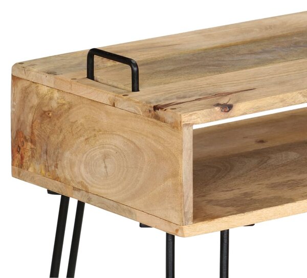 Tömör mangófa konzolasztal 115 x 35 x 76 cm