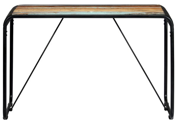 Tömör újrahasznosított fa étkezőasztal 118 x 60 x 76 cm