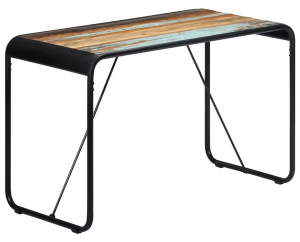 Tömör újrahasznosított fa étkezőasztal 118 x 60 x 76 cm