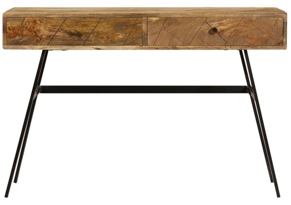 Tömör mangófa fiókos íróasztal 110 x 50 x 76 cm