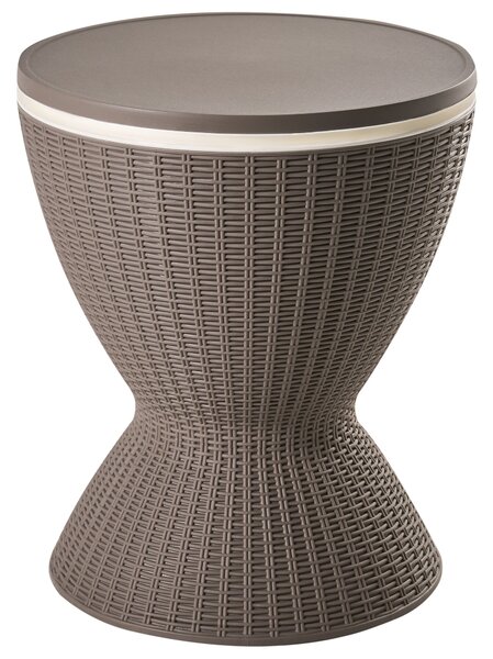 Hűtő asztal AISA 49 cm 49 cm Fahatású Barna