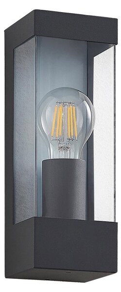 Kültéri Lámpa Lindby, Tilian, dimmable, Fekete, Terasz, Fém, Modern