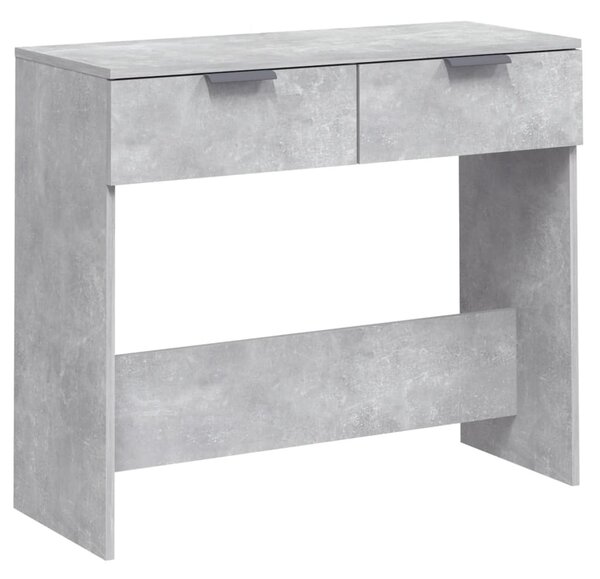 Betonszürke szerelt fa tálalóasztal 90 x 36 x 75 cm