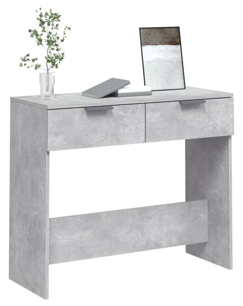 Betonszürke szerelt fa tálalóasztal 90 x 36 x 75 cm