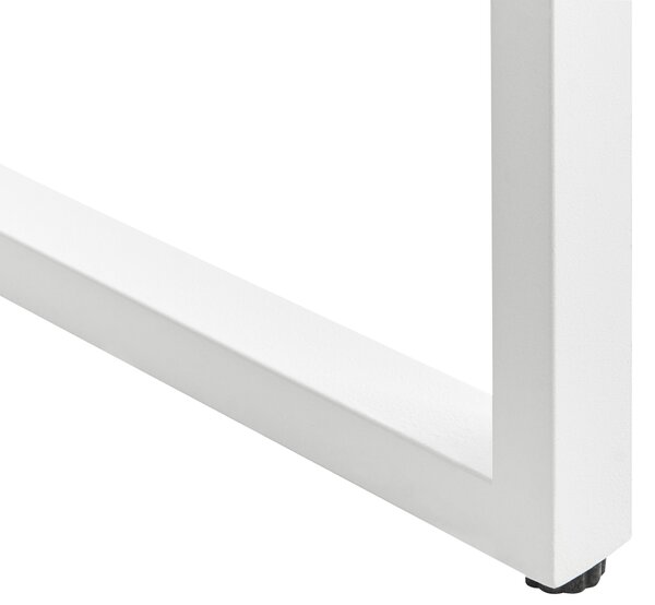 Otthoni íróasztal perforált fallal BUXTON Fehér 84 cm 48 cm