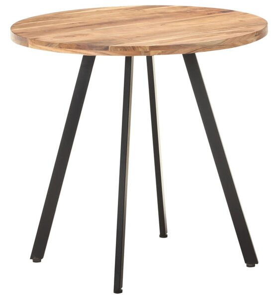 Tömör akácfa étkezőasztal 80 cm