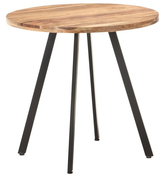 Tömör akácfa étkezőasztal 80 cm