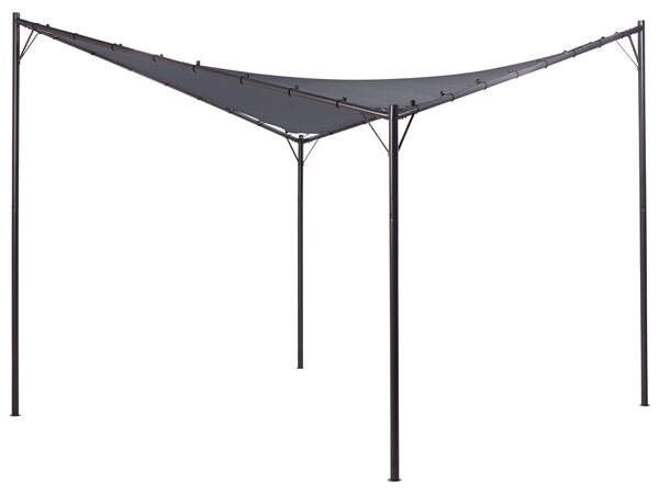 Pavilon AVENTINE Fém 300 cm 300 cm Sötétszürke