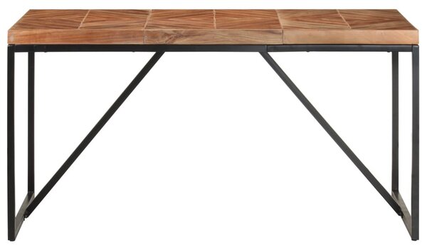 Tömör akác és mangófa étkezőasztal 140 x 70 x 76 cm