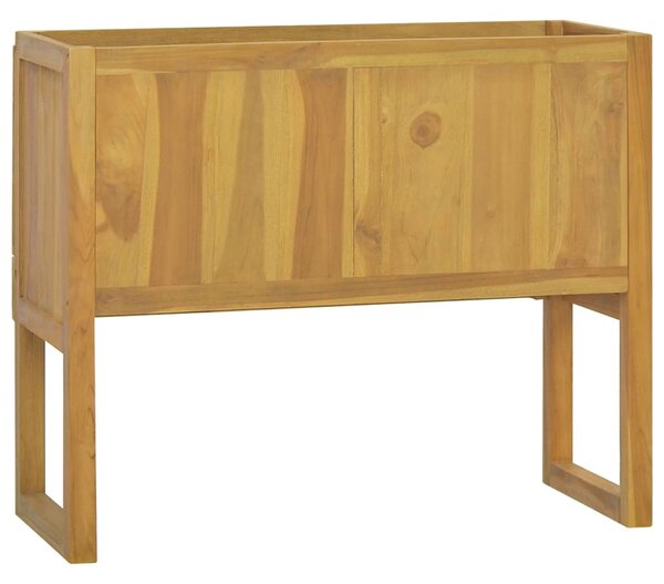 Tömör tíkfa fürdőszobaszekrény 90 x 40 x 75,5 cm