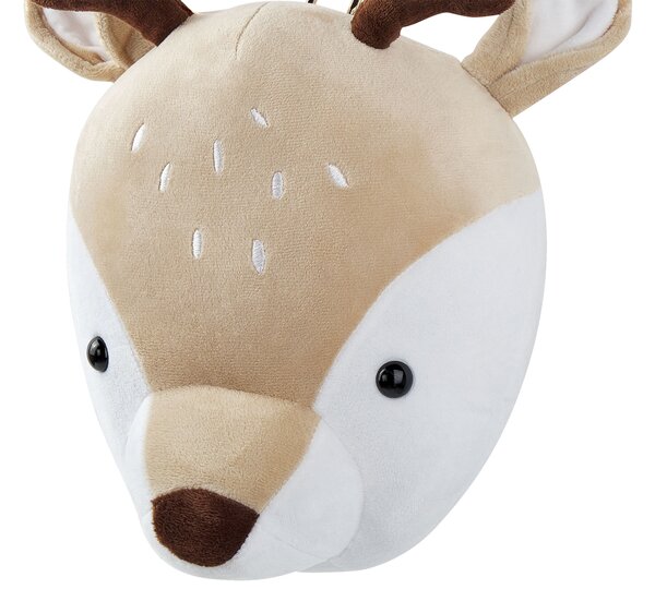 Gyerekszoba fali dekoráció Szarvas BAMBI 30 cm Bézs