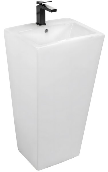 Rea Daria, szabadon álló mosdó 440x380x840mm, fehér fényes, REA-U9900