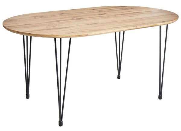 Étkezőasztal CAVELL Világosbarna 160 cm 90 cm
