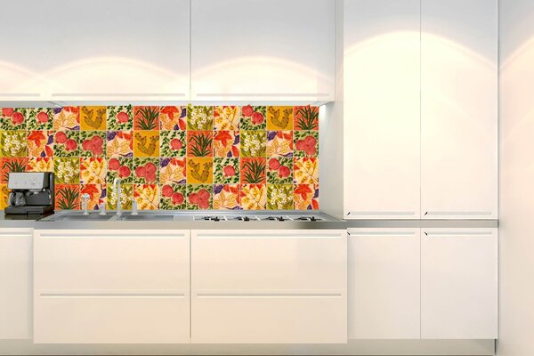 Konyhai fotótapéta - festett csempe 180 x 60 cm