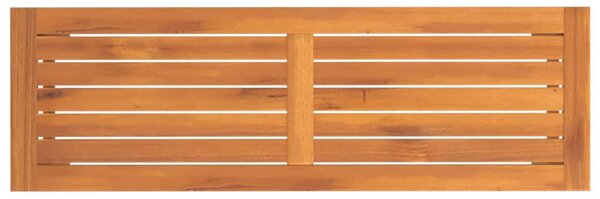 Tömör akácfa kerti pad 110 x 35 x 45 cm