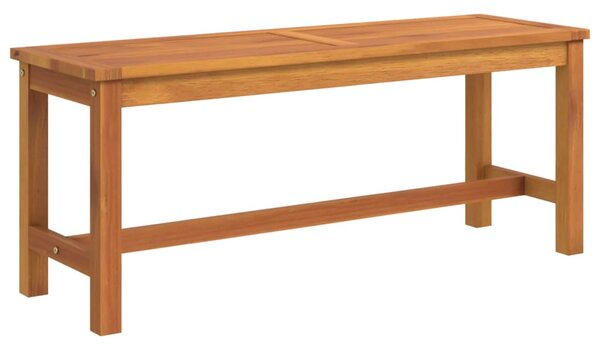 Tömör akácfa kerti pad 110 x 35 x 45 cm