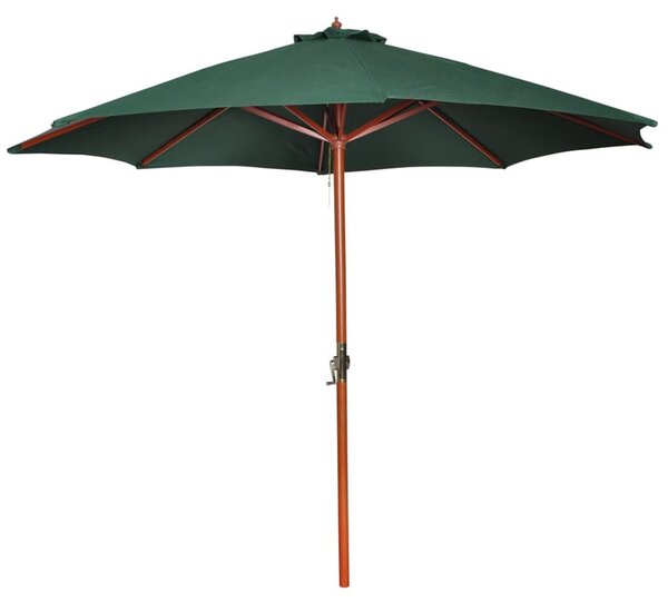 Zöld napernyő 258 cm