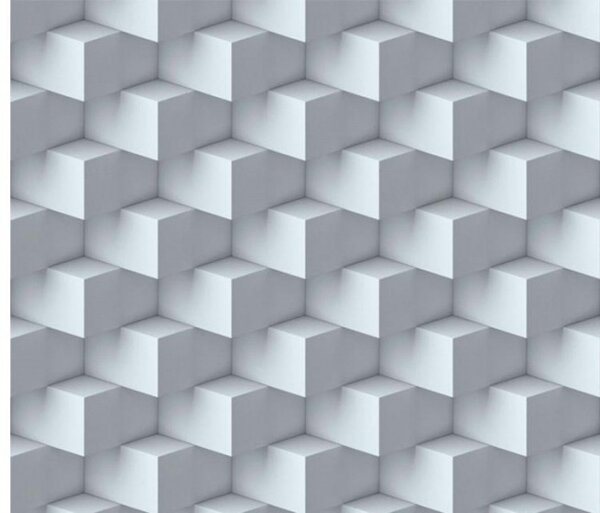 Luxus nem szőtt tapéta szürke blokkolja a 3d-t vízszintesen vízszintes
