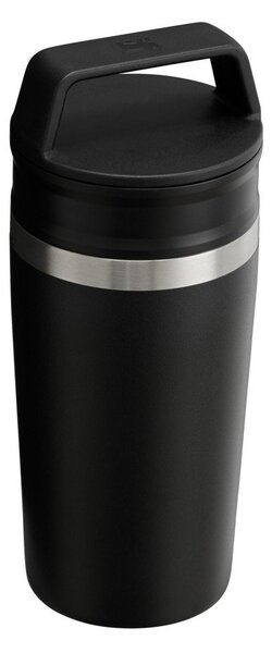Fekete rozsdamentes acél termobögre 350 ml Café-To-Go Travel Mug Black 2.0 – Stanley