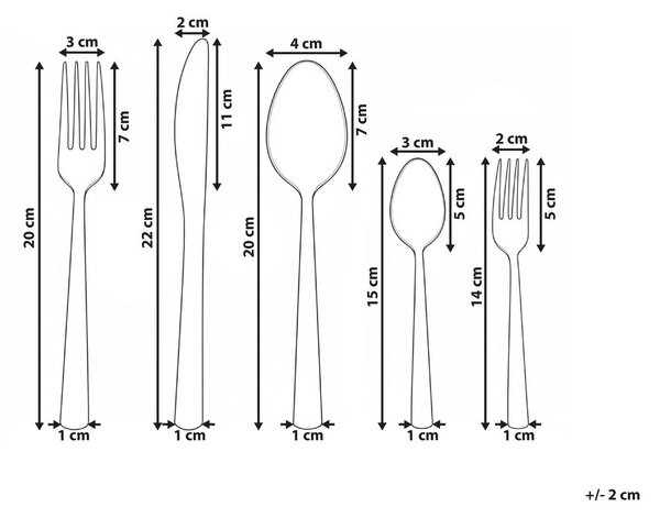 60 darabos evőeszközkészlet PENNE Ezüst