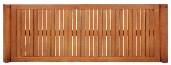 Kétszemélyes tömör eukaliptuszfa kerti pad 120 cm