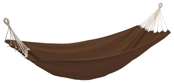 VidaXL kétszemélyes barna összehajtható függőágy 360 x 150 cm