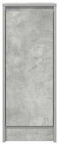 Betonszürke szerelt fa tálalószekrény 29,5x34x76 cm