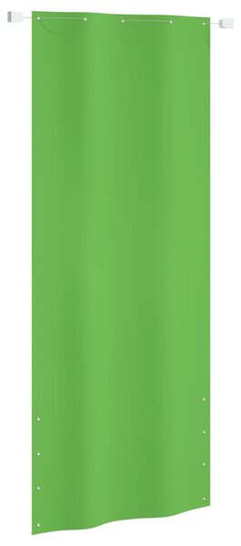 Világoszöld oxford-szövet erkélyparaván 100 x 240 cm