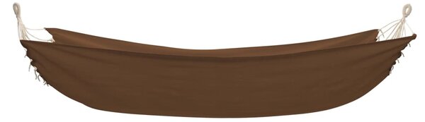 VidaXL kétszemélyes barna összehajtható függőágy 360 x 150 cm