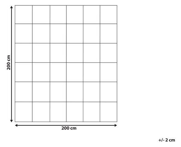 Paplan Kacsapehely Enyhén meleg KRIVAN 200 x 200 cm