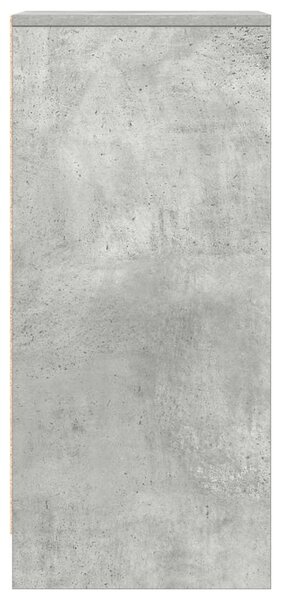 Betonszürke szerelt fa tálalószekrény 29,5x34x76 cm