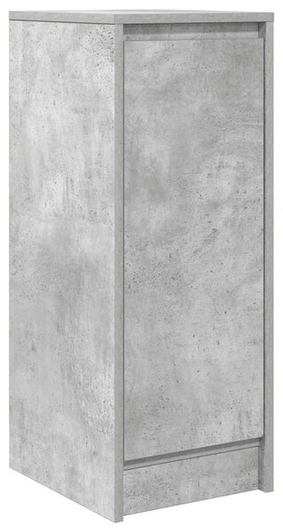 Betonszürke szerelt fa tálalószekrény 29,5x34x76 cm