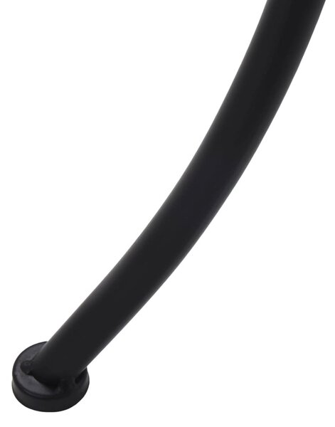 Narancssárga és szürke kerámia mozaikos bisztróasztal 60 cm