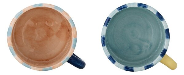 Kék-rózsaszín kerámia bögre szett 2 db-os 250 ml Phoenix – Bloomingville