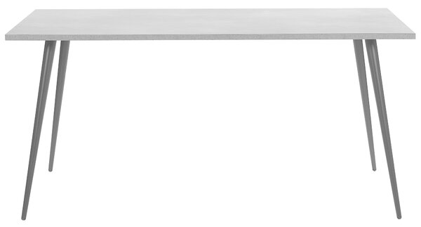 Étkezőasztal SANTIAGO Szürke betonhatás 160 cm 80 cm
